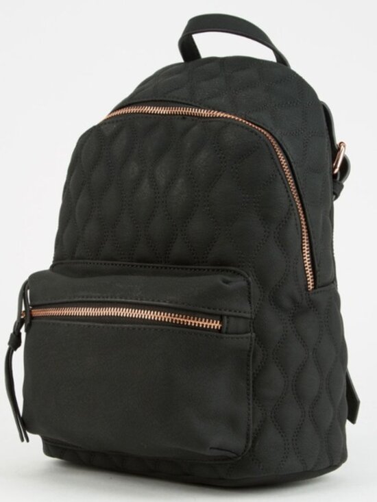 Violet Ray Quilted Mini Backpack